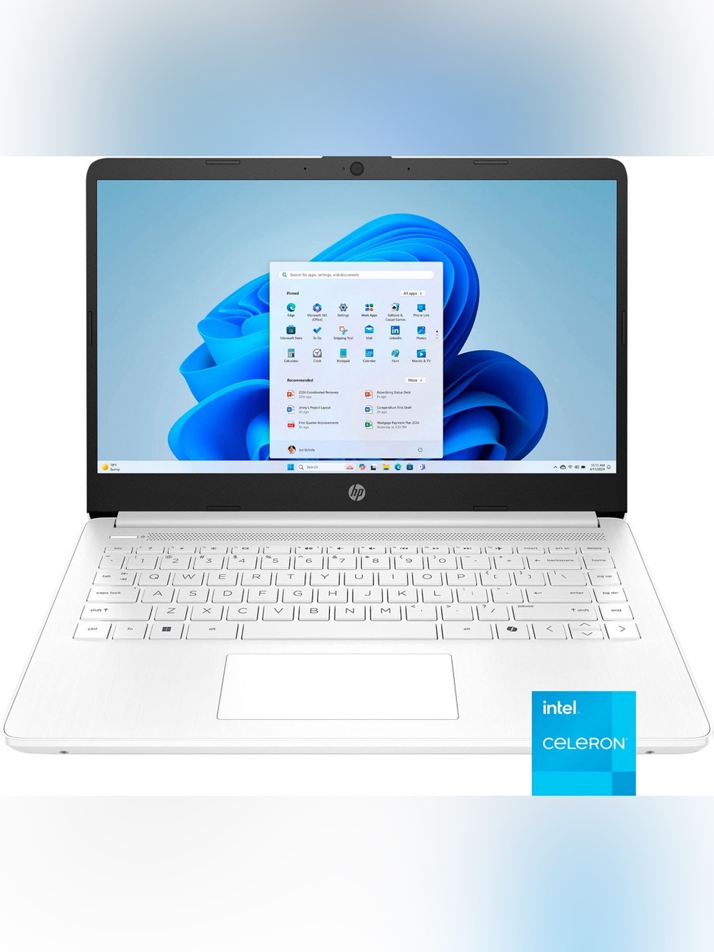 NEW HP 14” HD Laptop Intel Celeron N4500 4GB RAM 64GB EMMC Windows 11 Laptop